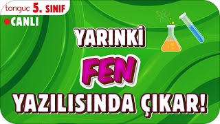 YARINKİ FEN SINAVINDA ÇIKAR ✍🏻 5 SINIF 2025 [upl. by Carmencita]