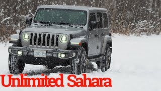 2019 Jeep Wrangler Unlimited Sahara Test Drive Review [upl. by Susann]