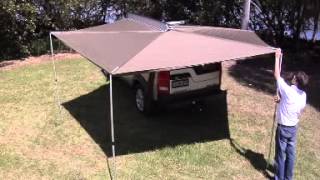 RHINO RACK  FOXWING Awning features amp benefits [upl. by Annahtur]