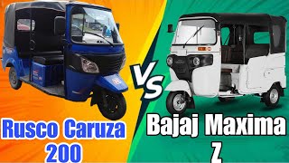 Bajaj Maxima Z VS Rusco Caruza 200 liquid cooled [upl. by Lurline192]