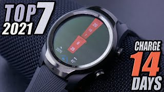 Top 7 Long Battery Life Smartwatches with best features to buy in 2021 [upl. by Aikim]