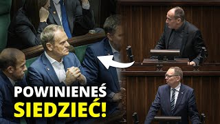 TUSK W SZOKU POSŁOWIE OSTRO NA MÓWNICY [upl. by Shellans]