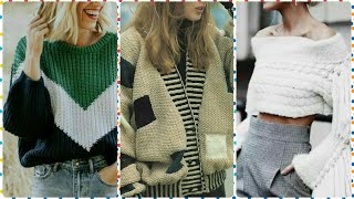 Trendy Sweatshirts amp CardiganSweaters Designs For Girls And Women  Fashion Wear Outfit Ideas 2022 [upl. by Sira]