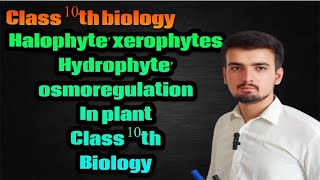 Halophyte Xerophyte Hydrophyte  Osmoregulation in plant [upl. by Pris]