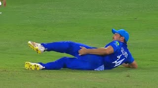 Gulbadin Naib fake hamstring injury acting to save his Team for winning Afganistan vs Bangladesh [upl. by Hawken543]