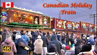 Canadian Pacific Holiday Train Arrived to Canada Today  Canada Christmas Train [upl. by Aldwon]