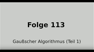 Gaußscher Algorithmus elementare Zeilenumformungen Lineare Algebra Folge 113 [upl. by Reifel]