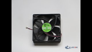 MGA13512XFO25 12V 038A 2wires ServerSquare Fan [upl. by Ragucci]