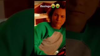 Young sheldon bazinga meme shorts memes brainrot surreal [upl. by Egap]