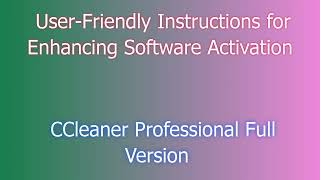 Seamless Installation of CCleaner Professional for Activation  CCleaner Professional 2024 [upl. by Enineg]