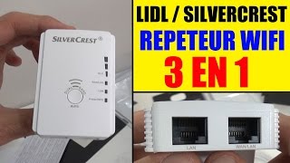 repeteur wifi silvercrest lidl swv 733 wifi range extender WLANVerstärker [upl. by Reeve]