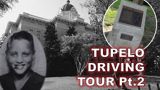 Tupelo Driving Tour Pt2 Elvis driving tour plus other Elvis sites in Tupelo [upl. by Notsek684]