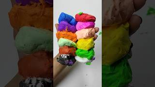 Foam Clay Mixing ASMR Cutting Satisfying Colors asmr clay relaxing [upl. by Cristiano10]