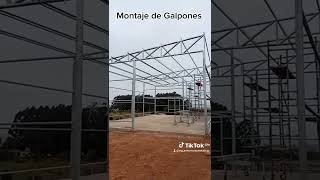 Galpón prefabricado metálico galvanizado estilo y calidad MGestructuras metálicas RochaUruguay [upl. by Bowrah]