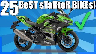 25 BEST Beginner Motorcycles Under 10K [upl. by Pownall919]