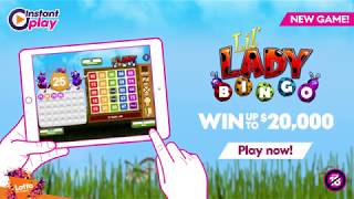 NEW Instant Play game  Lil Lady Bingo [upl. by Nylak297]