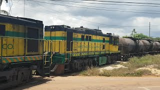 Bauxite Train In Linstead  Ewarton St Catherine Jamaica [upl. by Kcirneh522]