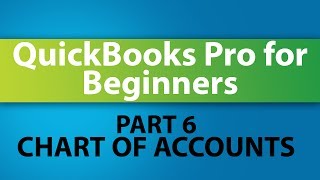 QuickBooks Training Tutorial Part 6  Creating amp Using the Chart of Accounts [upl. by Nazler524]