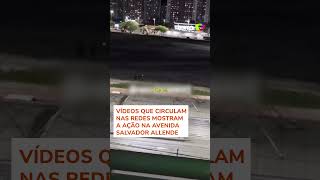 Moradores do Recreio usam canetas de laser para avisar motorista sobre assaltantes [upl. by Aeuhsoj]