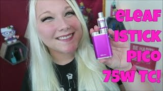 eLeaf iStick PICO 75W TC Kit  TiaVapes Review [upl. by Tterraj962]