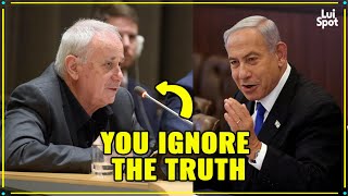 Brave Israeli Historian Lectures Netanyahu on the formation of Israel [upl. by Zia]