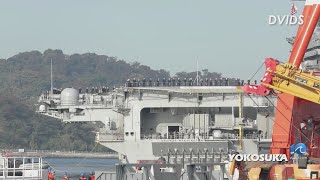 USS George Washington sailors die after arriving in Japan [upl. by Eerac]