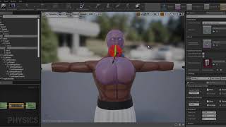 UE4  PhysicsAsset  Constraint  Tutorial [upl. by Ahsenad]