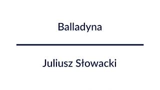 Balladyna  Juliusz Słowacki  Audiobook Całość [upl. by Fredette339]