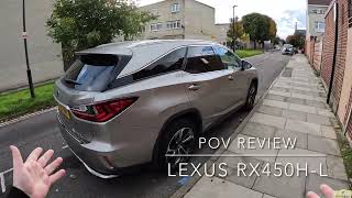 Lexus RX 450HL Review  Impressions  2019 TAKUMI Model [upl. by Aridan]