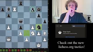 quotIll just test out the new lichess tacticsquot and reach 2700  lichessorg [upl. by Snook408]