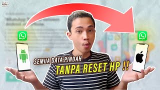 Cara Memindahkan SEMUA Data WhatsApp dari Android ke iPhone TANPA RESET  dengan iToolab WatsGo [upl. by Lolande]