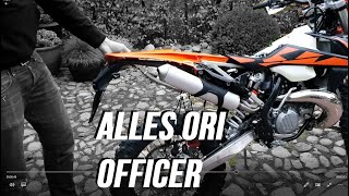 Gleich verranzt Kabelbaum verlegen  2018 KTM EXC 300 TPI [upl. by Acinoda]