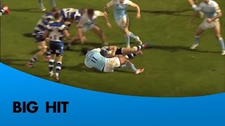 Alex Tuilagi  huge hit vs Bath [upl. by Cato]