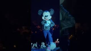 Best part of Disneyland Paris Mickey dancing to Anastacia 🤩 disneyshorts mickeymouse anastacia [upl. by Ilan]