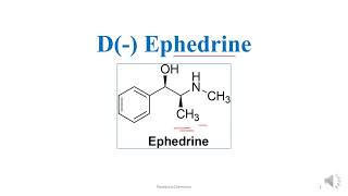 Ephedrine Uses  Structure Elucidation  Synthesis [upl. by Adigirb]