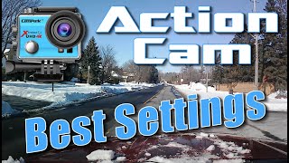 Best Settings For The Campark 4K Action Camera  Plus Another Update On The Snow Joe 22quot Electric [upl. by Budge495]