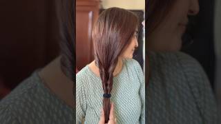 Fishtail Hack 💕  Fishtail braid  shorts hairstyle hairtutorial [upl. by Ayaet]