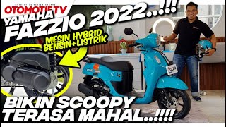 FULL REVIEW YAMAHA FAZZIO 2022 SCOOPY KALAH FITUR l Otomotif TV [upl. by Sarajane]