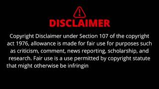 YouTube Copyright DISCLAIMER VIDEO No Copyright [upl. by Enybor]