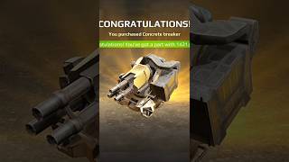 Concrete Breaker ✅ Crossout Mobile shorts [upl. by Padraig334]