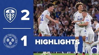 Highlights Leeds United 21 Shrewsbury Town  Gelhardt and Struijk seal comeback [upl. by Leahcimnaj]