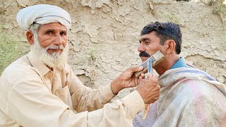 ASMR The Straight Razor Old Style Shaving🔥 But Barber is 100 Year OldASMR Abi [upl. by Adnil]