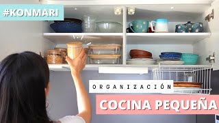 Ideas para Organizar una COCINA PEQUEÑA  Método KONMARI  Auxy [upl. by Tarra]