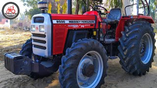 Massey 9500 58 HP 4WD Tractor 🤯🤯🤯🤯 [upl. by Deppy145]