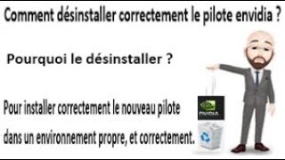 Comment désinstaller correctement le pilote envidia  Linstallation correcte évite lerreur 43 [upl. by Notsud]