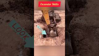 shorts  soil cutting work excavator technical use the construction corner [upl. by Gallager]