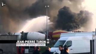 Explosion en Gironde  Maire de Bassens  quotIl ny a pas de riverains blessés et les dégâts [upl. by Zawde112]