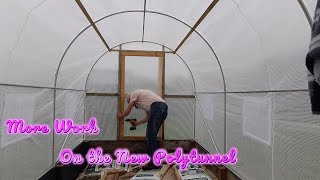 Alans Allotment 45 How to Polytunnel build done RIGHT Preparing the internal beds and new door [upl. by Mala]