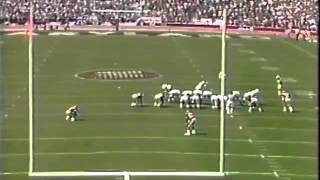 Penn State Footbal 1985 Massimo Mancas 47 yard field goal vs Maryland [upl. by Tal300]