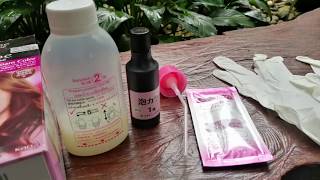 COLORING GRAY HAIR USING LIESE BLAUNE IN GOLDEN BROWN  HOW TO  BEFORE amp AFTER [upl. by Thorncombe]